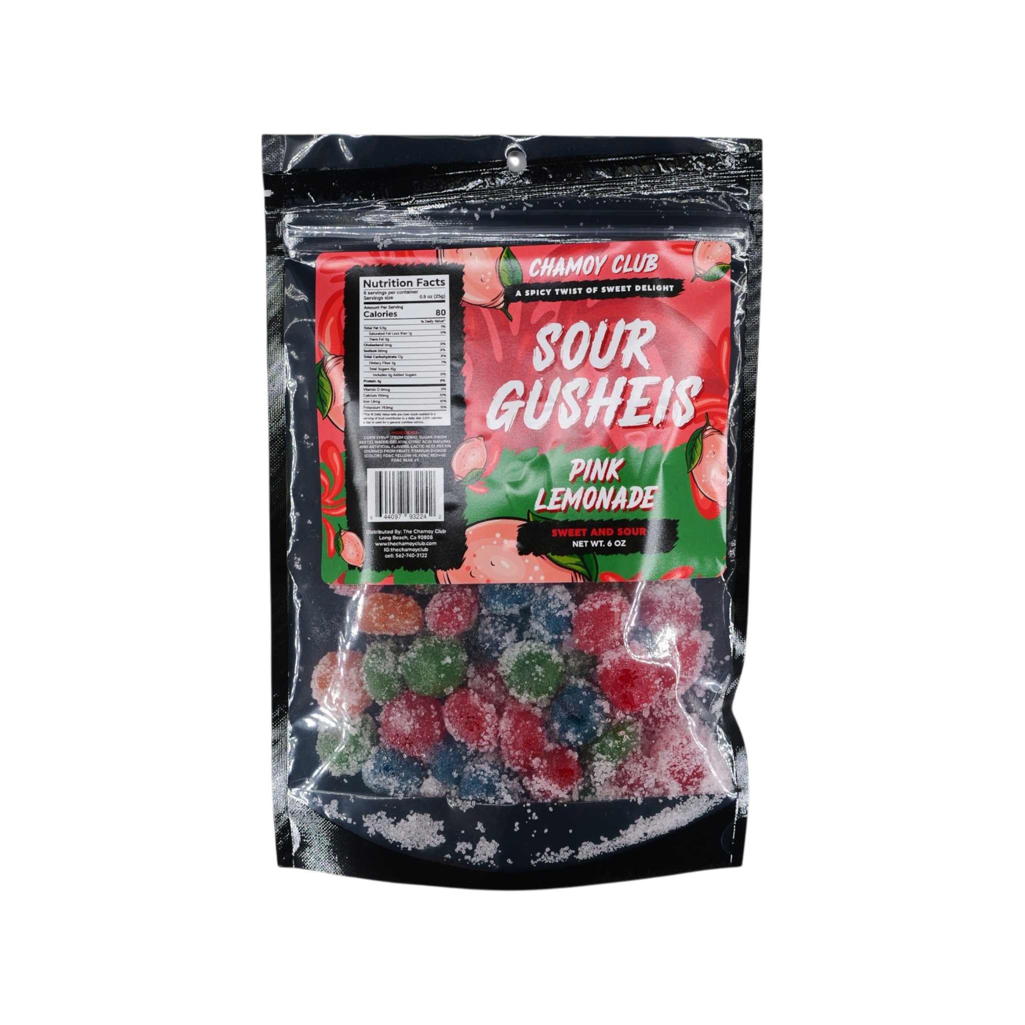 Chamoy Club – Sour Gushies Pink Lemonade